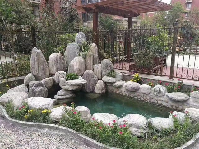 玉树家庭庭院水景设计